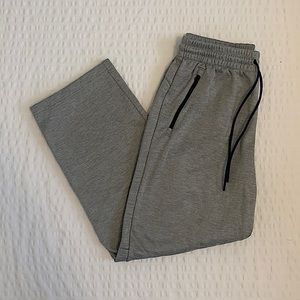 Adidas Men’s Sweatpants- Light Gray Large